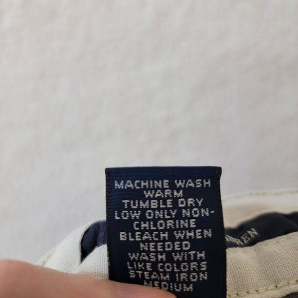 Polo Ralph Lauren Chino Pants Pleated Front Mens 36X30 Green 100% Cotton Comfort - Picture 4 of 10